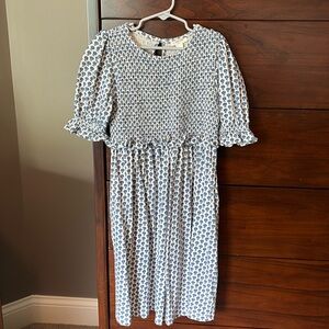 J Crew Girls cotton floral print dress, size 10